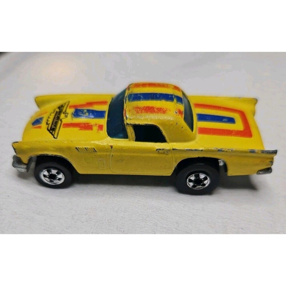 Yellow 1977 Hot Wheels '57 T-Bird Vintage